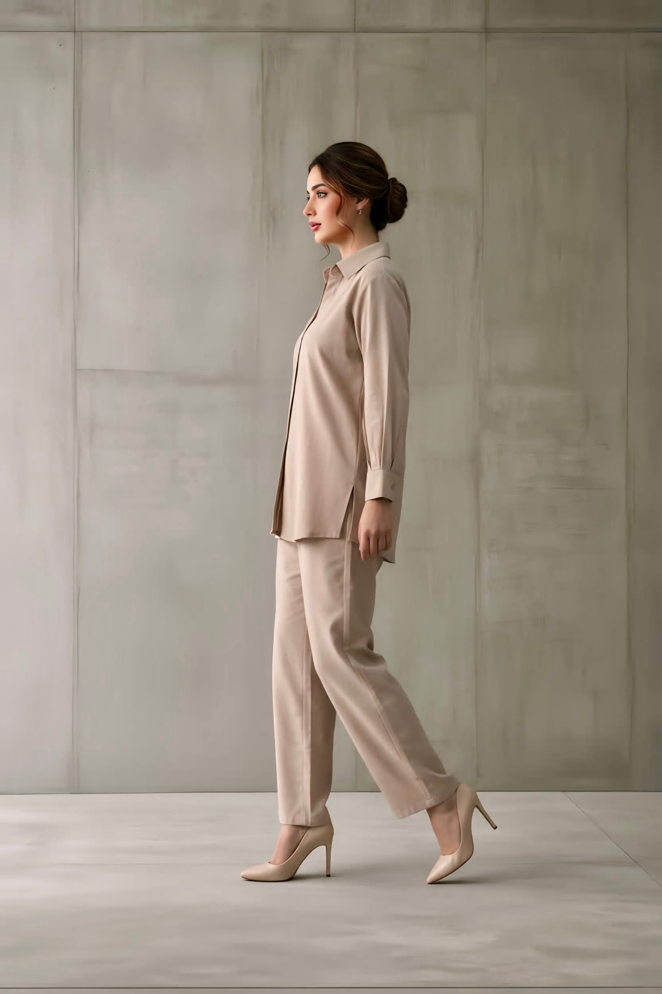 Winter soft blend cotton co-ord set