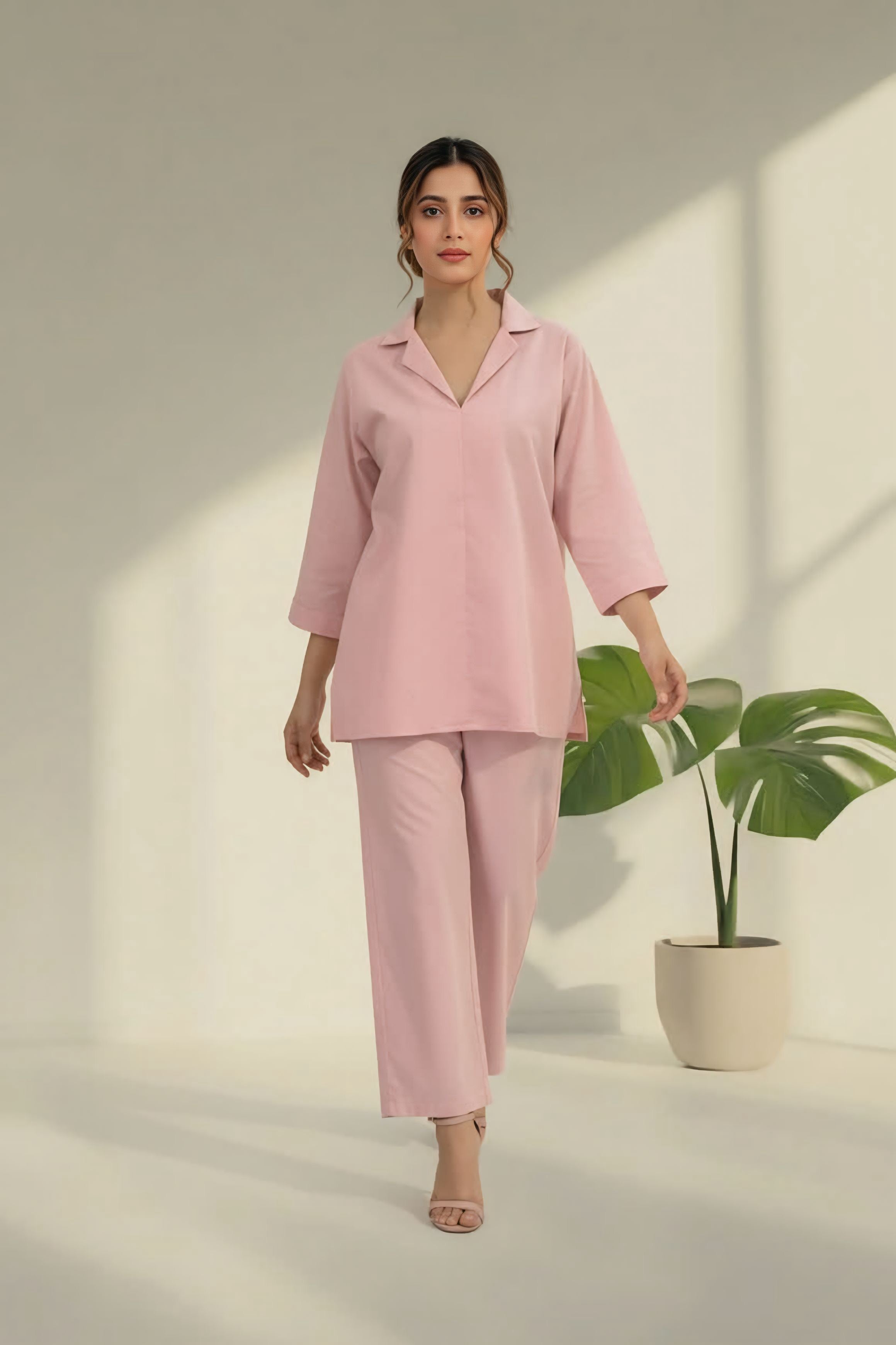 Soft blend cotton co-ord set
