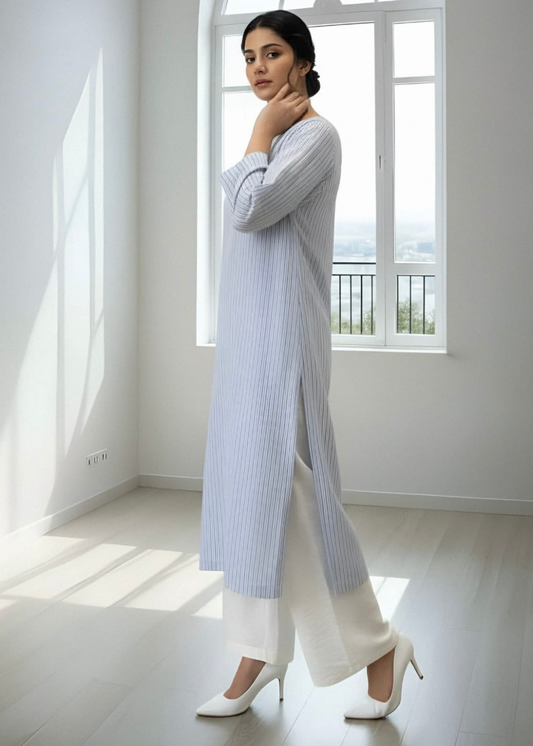 Winter Cotton check shirt bottom