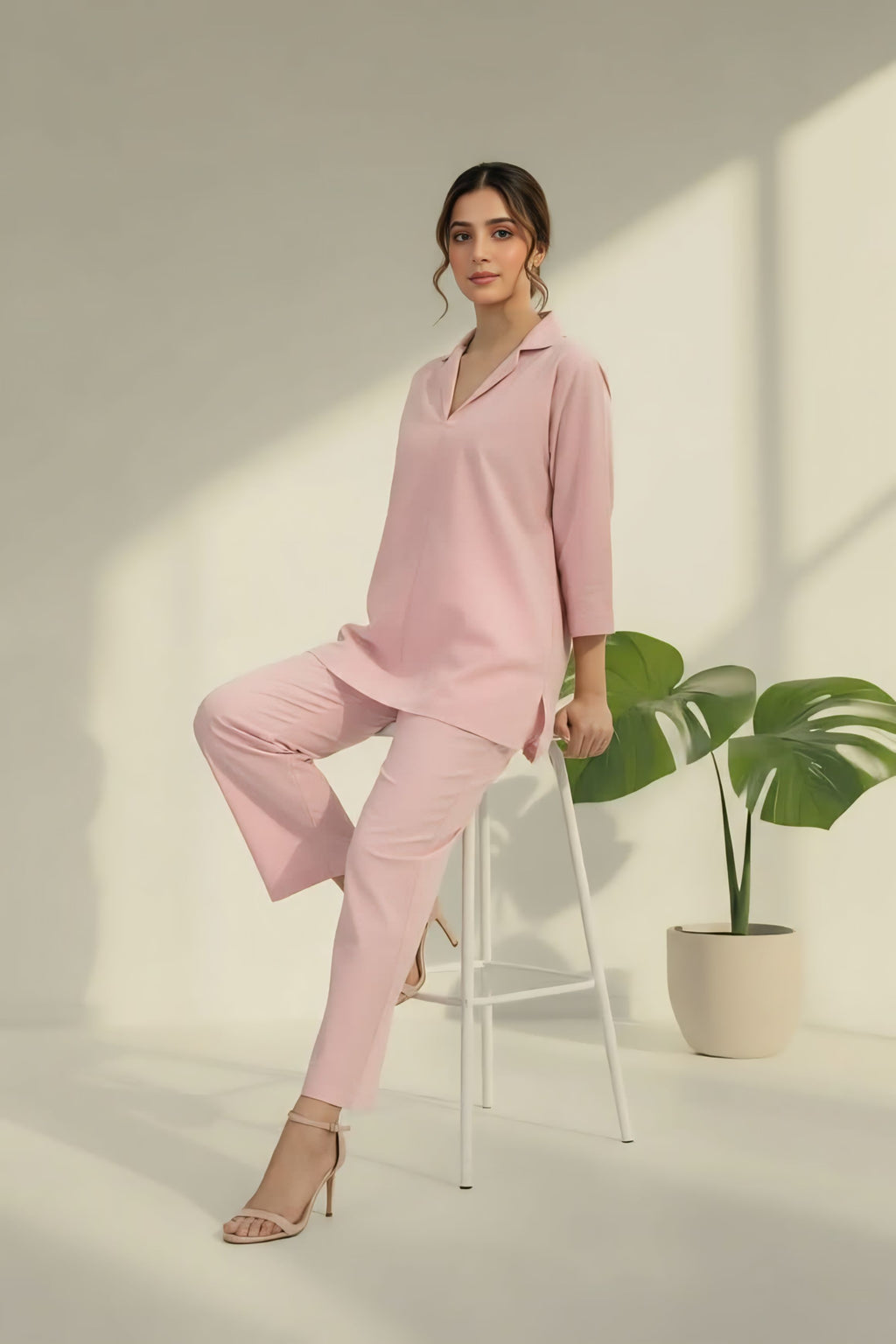 Soft blend cotton co-ord set