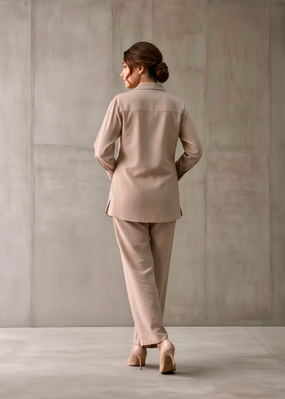 Winter soft blend cotton winter co-ord set