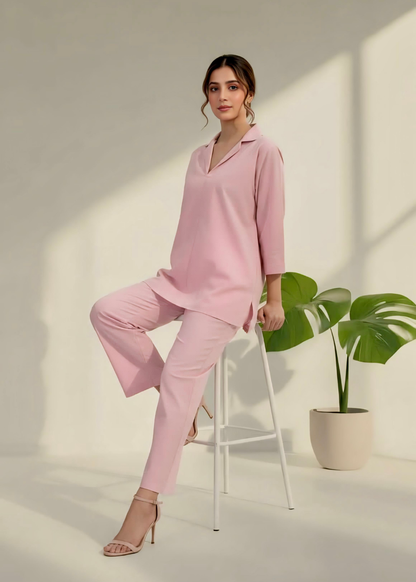 Soft blend cotton winter co-ord set