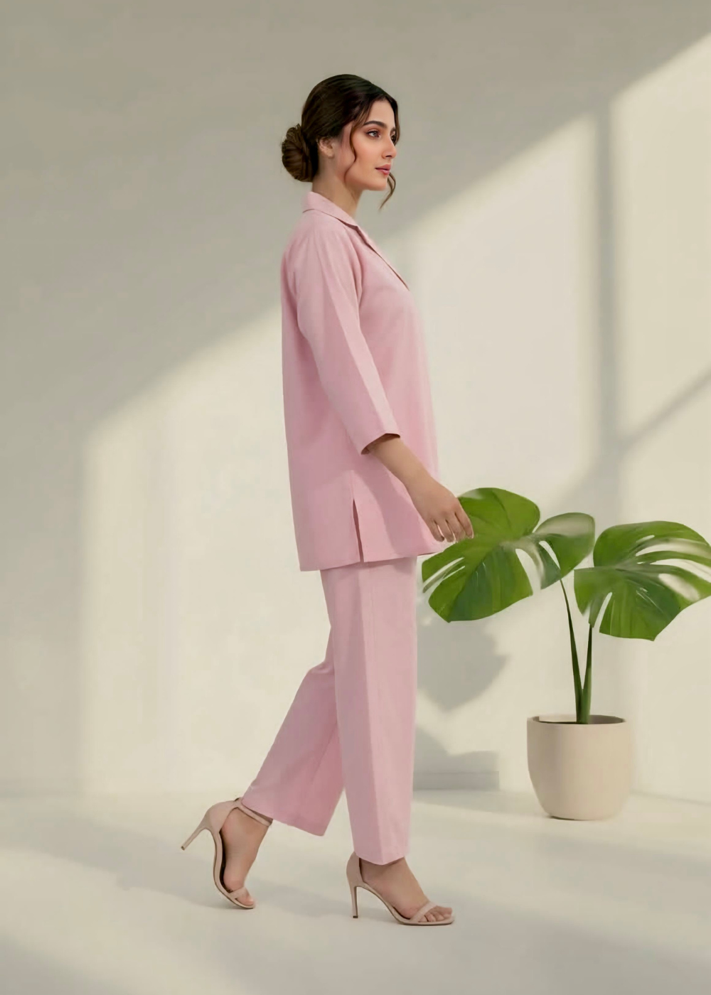 Soft blend cotton winter co-ord set