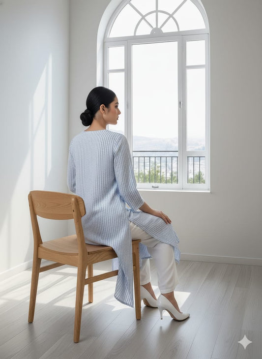 Winter Cotton check shirt bottom