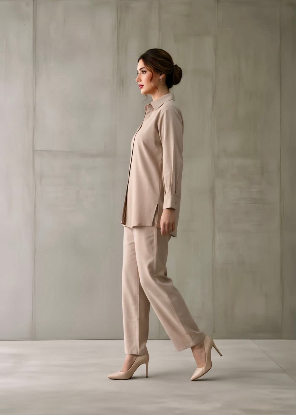 Winter soft blend cotton winter co-ord set