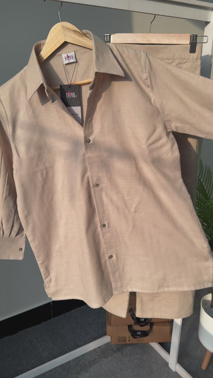 Winter soft blend cotton winter co-ord set